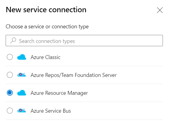 Azure devops service connection